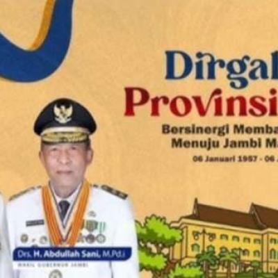 HUT Provinsi Jambi ke-69 Jadi Momentum Perkuat Sinergi dan Pembangunan Daerah