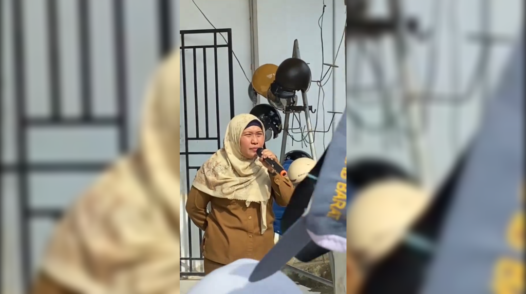 Aksi Siswa SMKN 7 Tanjabbar, Tuntut Kepala Sekolah Mundur