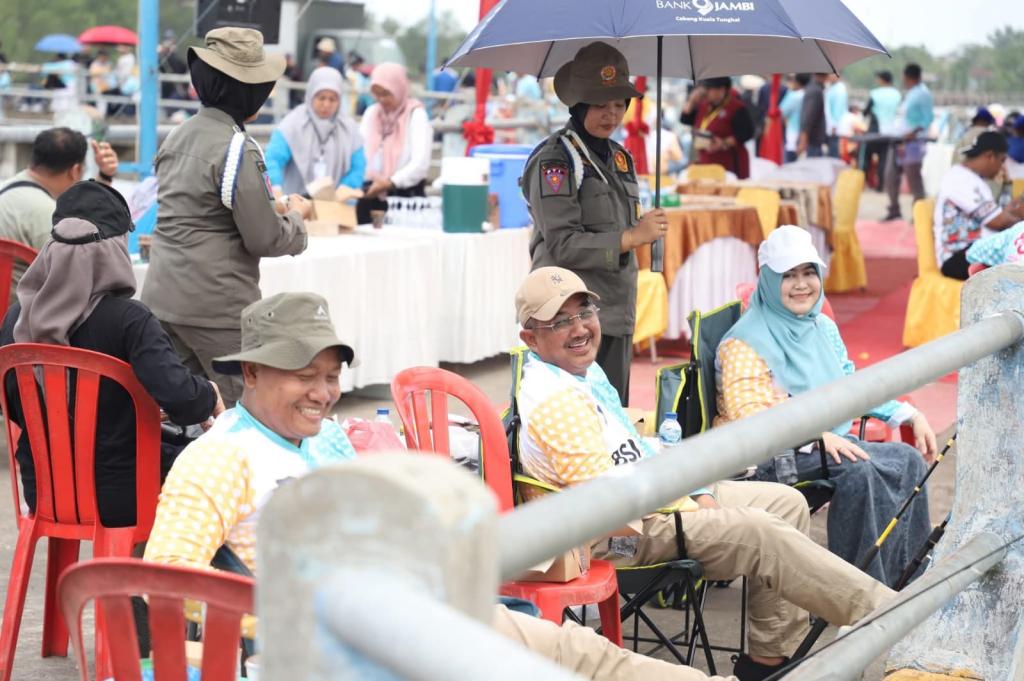 Meriah! Lomba Mancing Mania di WFC Kuala Tungkal Ramaikan HUT RI dan Hari Jadi Tanjab Barat