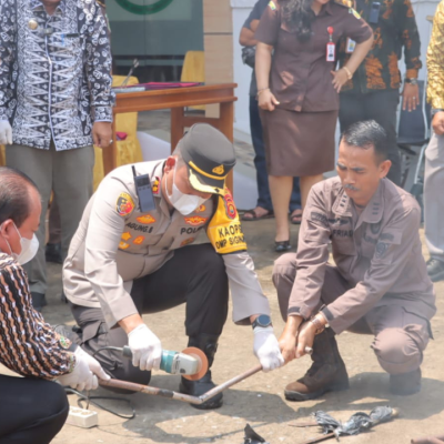 Sabu Seberat 503,91 Gram dan Barang Bukti Lain Dimusnahkan, Kejari Tanjabbar Sampaikan Harapan