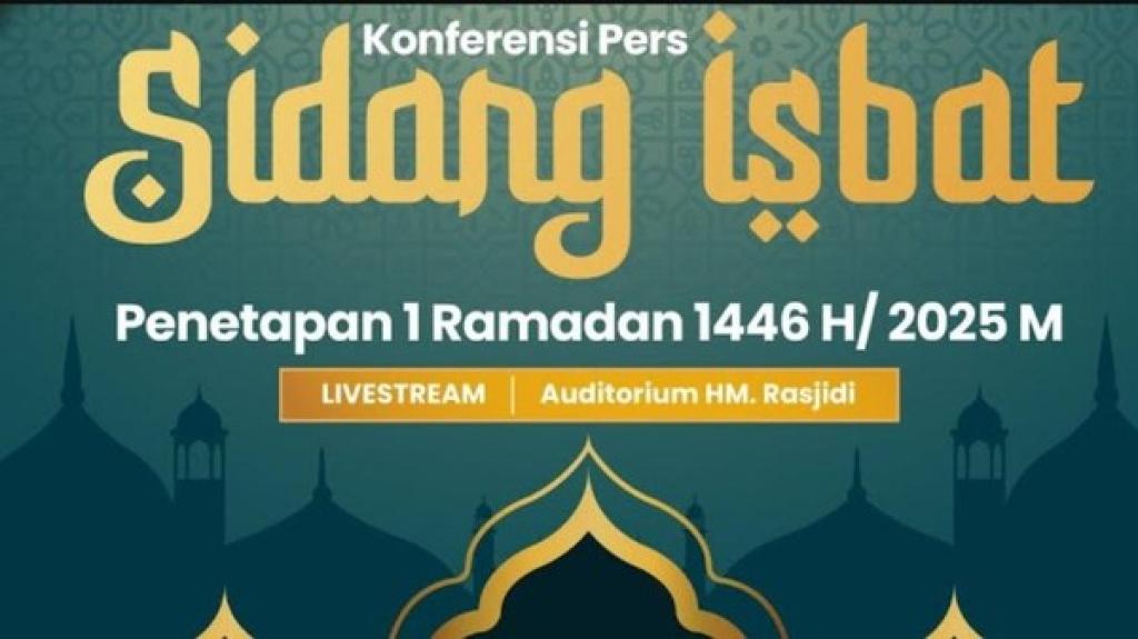 Pemerintah Tetapkan 1 Ramadhan 1446 H Jatuh pada 1 Maret 2025