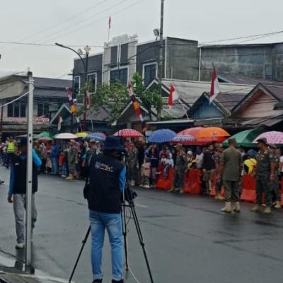 Pawai HUT RI ke-80 Meriah di Tungkal Ilir, Ribuan Warga Padati Jalanan