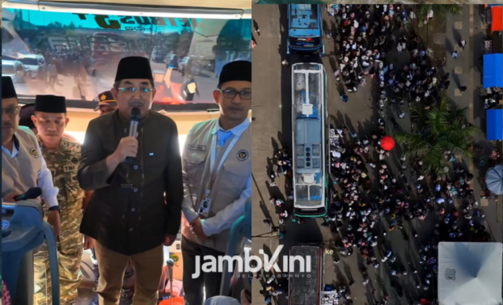 Anwar Sadat Sambut Kepulangan Jemaah Haji Tanjab Barat