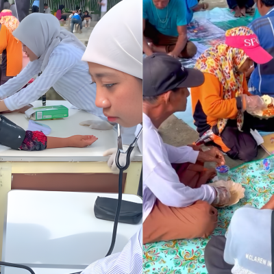 Relawan Asa Gelar Program Makan dan Cek Kesehatan Gratis di Alun-Alun Kuala Tungkal