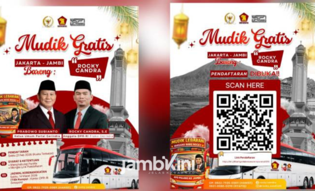 Program Mudik Gratis Jakarta–Jambi dari Rocky Candra Disambut Antusias Perantau